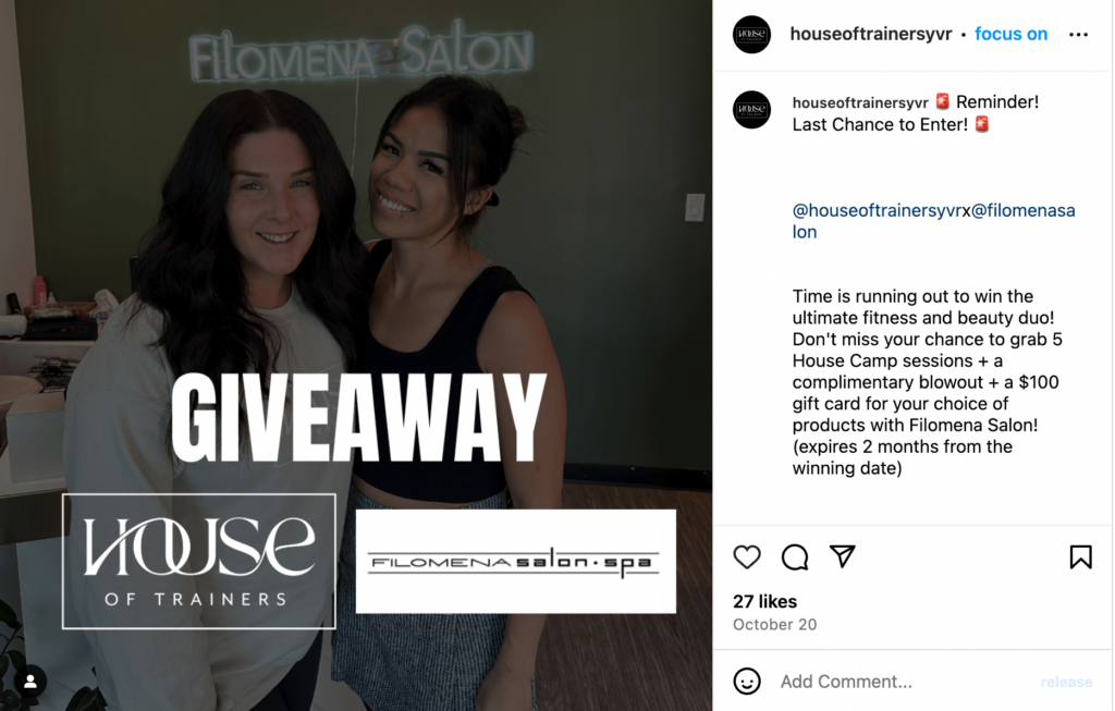 Fitness Partner Giveaway