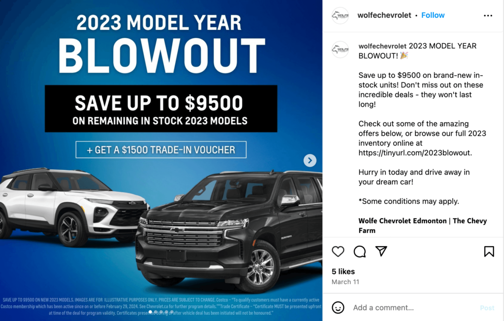 Promote Trade-Up Programs