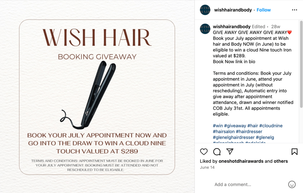 Online Appointment Booking Giveaway