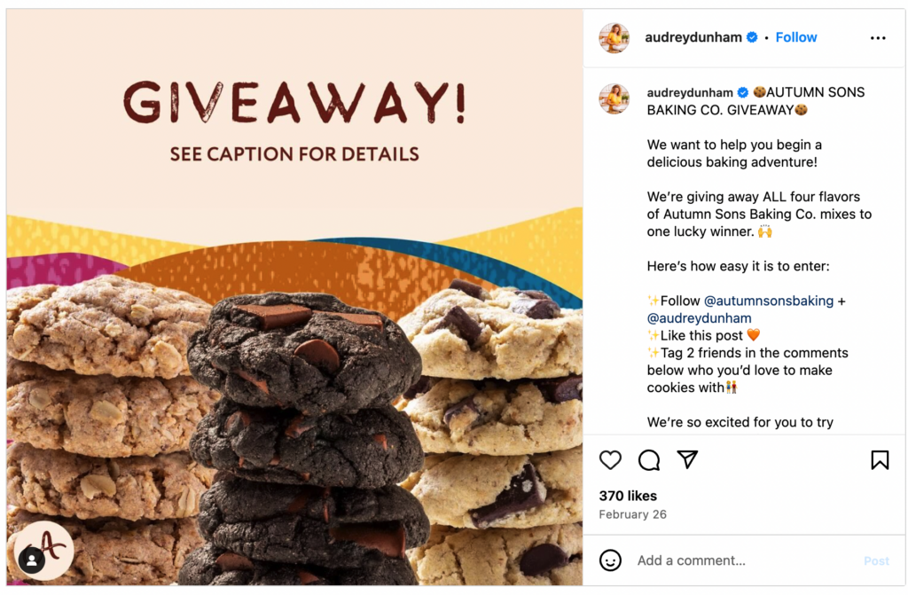 Influencer Giveaways