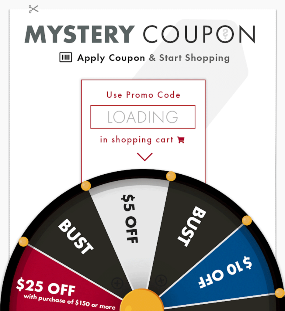 Mystery Product Coupons