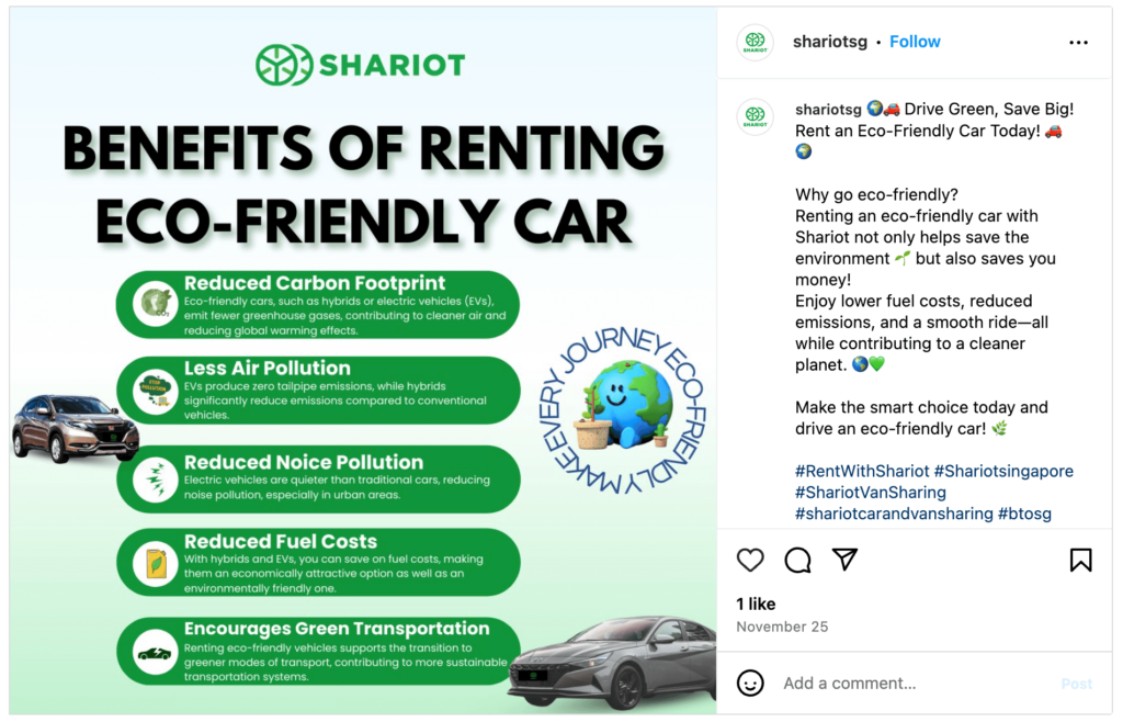 Promote Environmentally Friendly Vehicles

