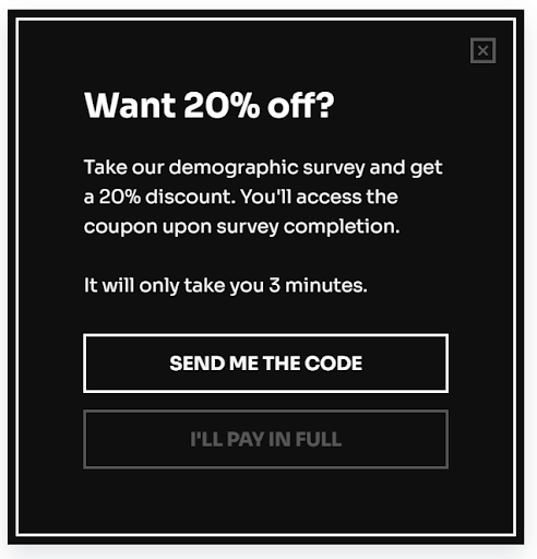 Customer Feedback Coupons
