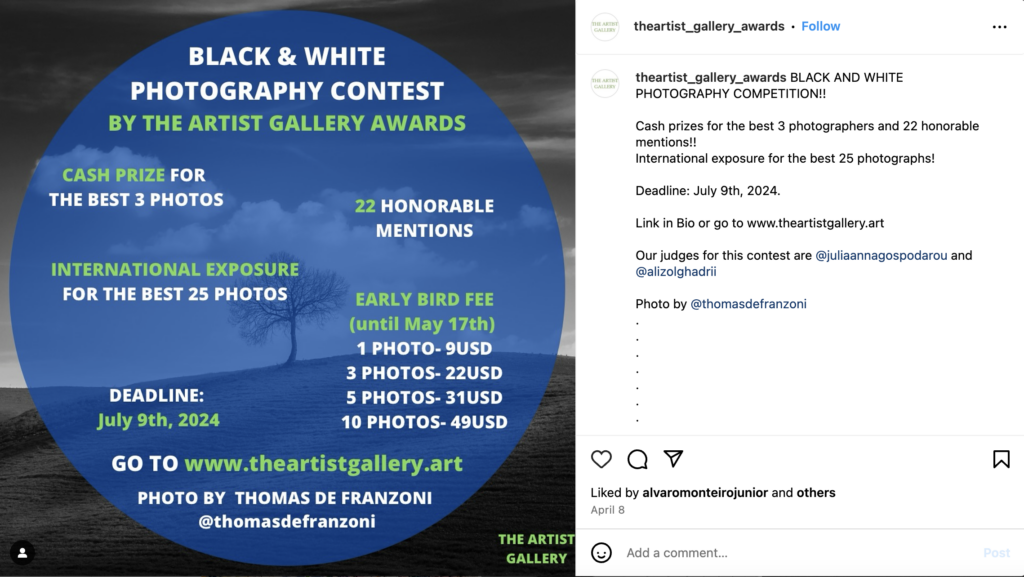 Black and White Photography Contest