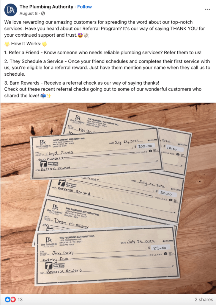 Create a Referral Program