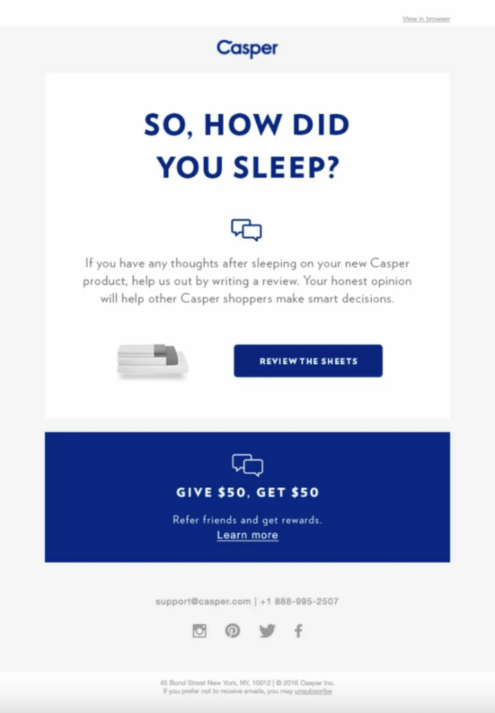 Post-Purchase Remarketing for Reviews