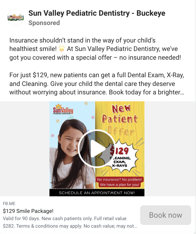 Pediatric Dental Care Promotions