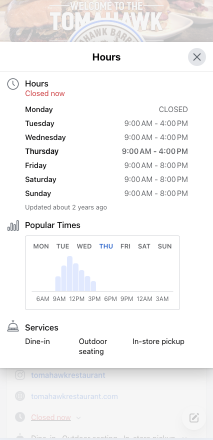 Business Hours