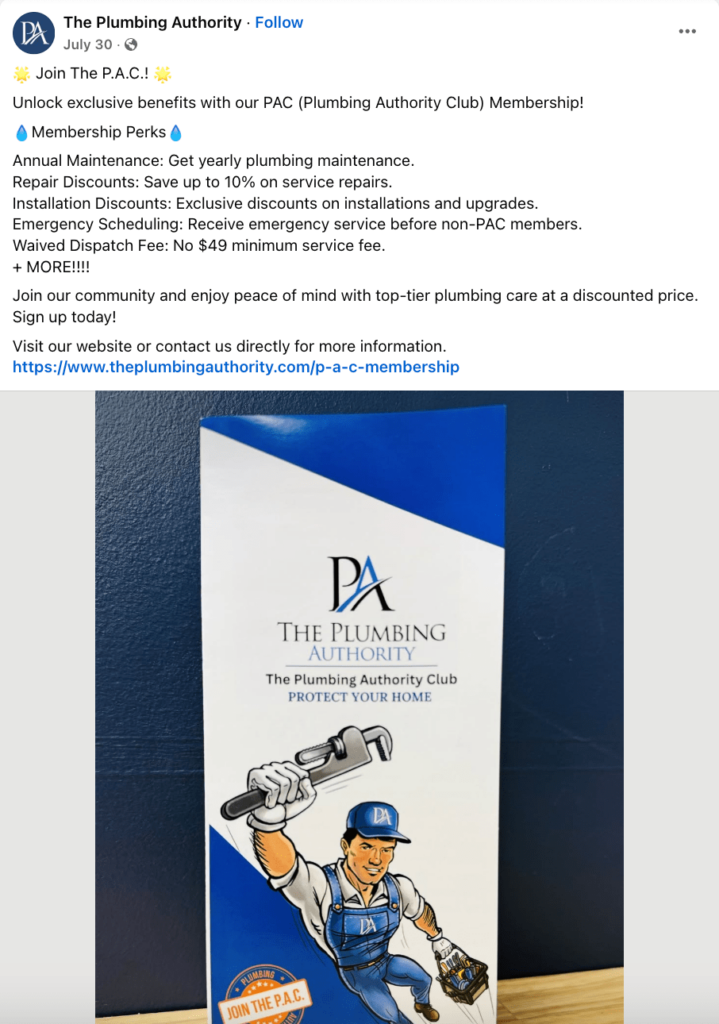 Offer Maintenance Plans