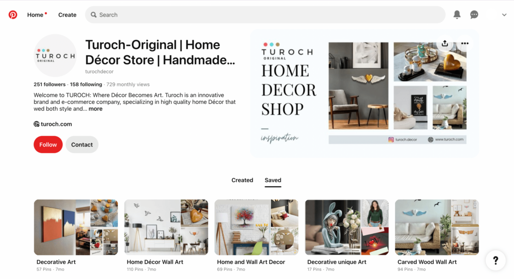 Use Pinterest for Visual Content