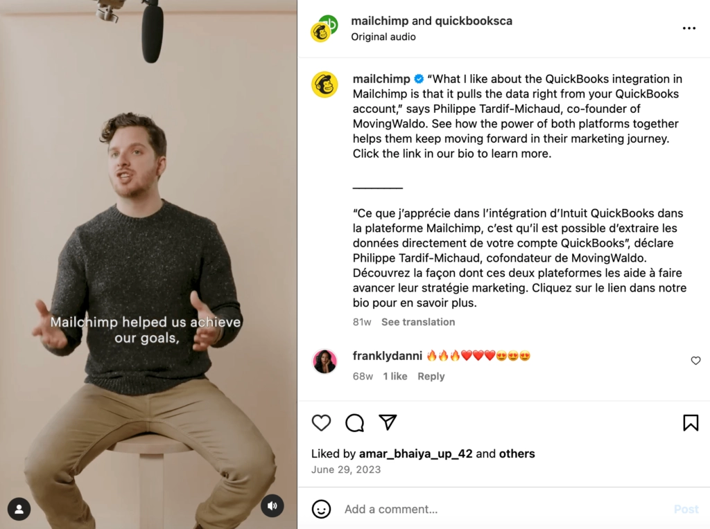 Testimonials with Data